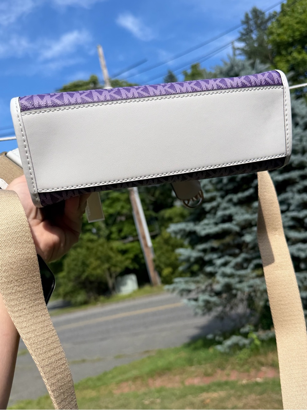 RARE Michael Kors Mirella Small Rainbow Signature Logo Crossbody Bag NWT - Picture 9 of 10